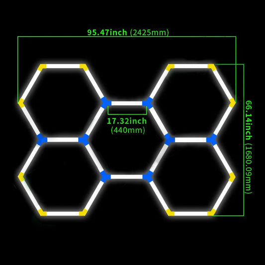 LED Beehive Light 242.5x168cm