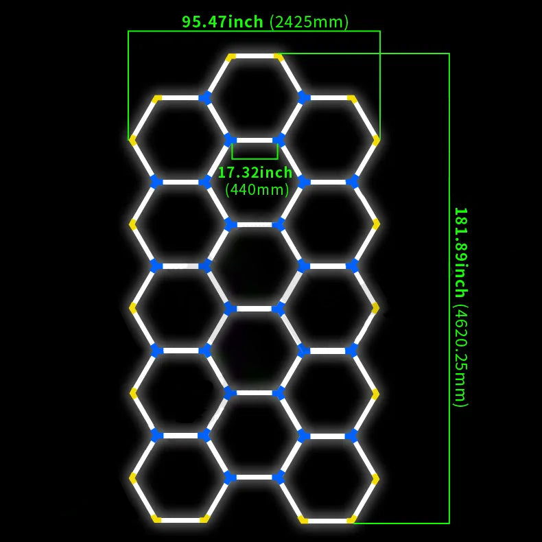 LED Beehive Light 242.5x462cm