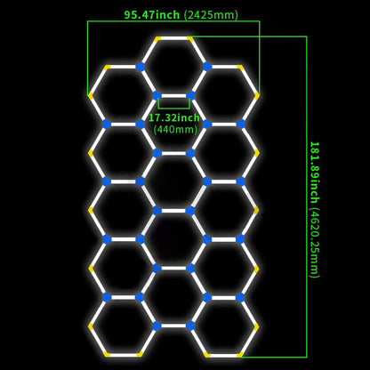 LED Beehive Light 242.5x462cm